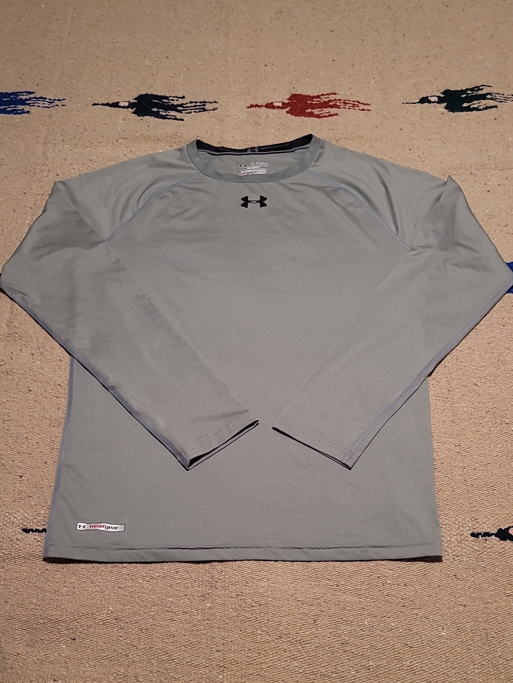 NWOT Under Armour Men's Long Sleeve Performance Compression Tee - Light Gray